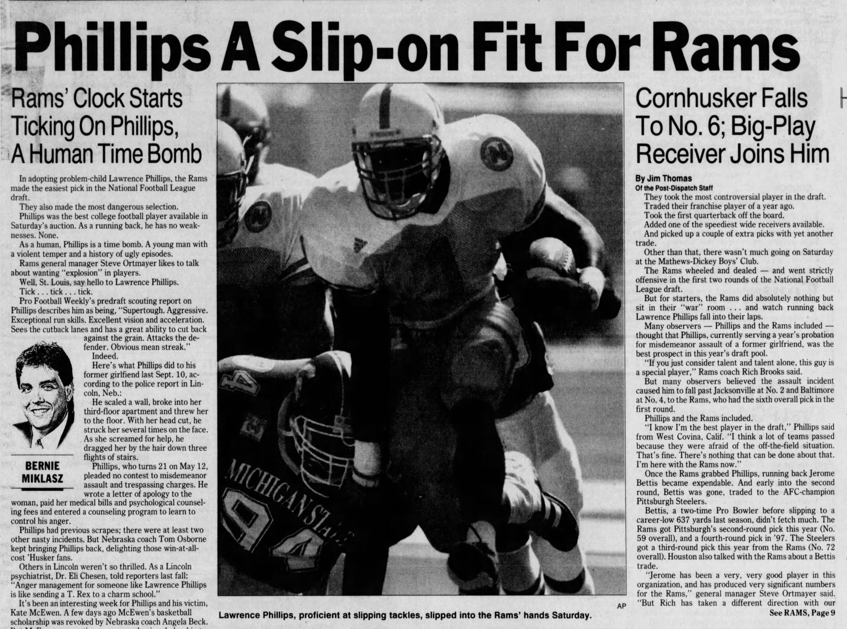1996: Lawrence Phillips